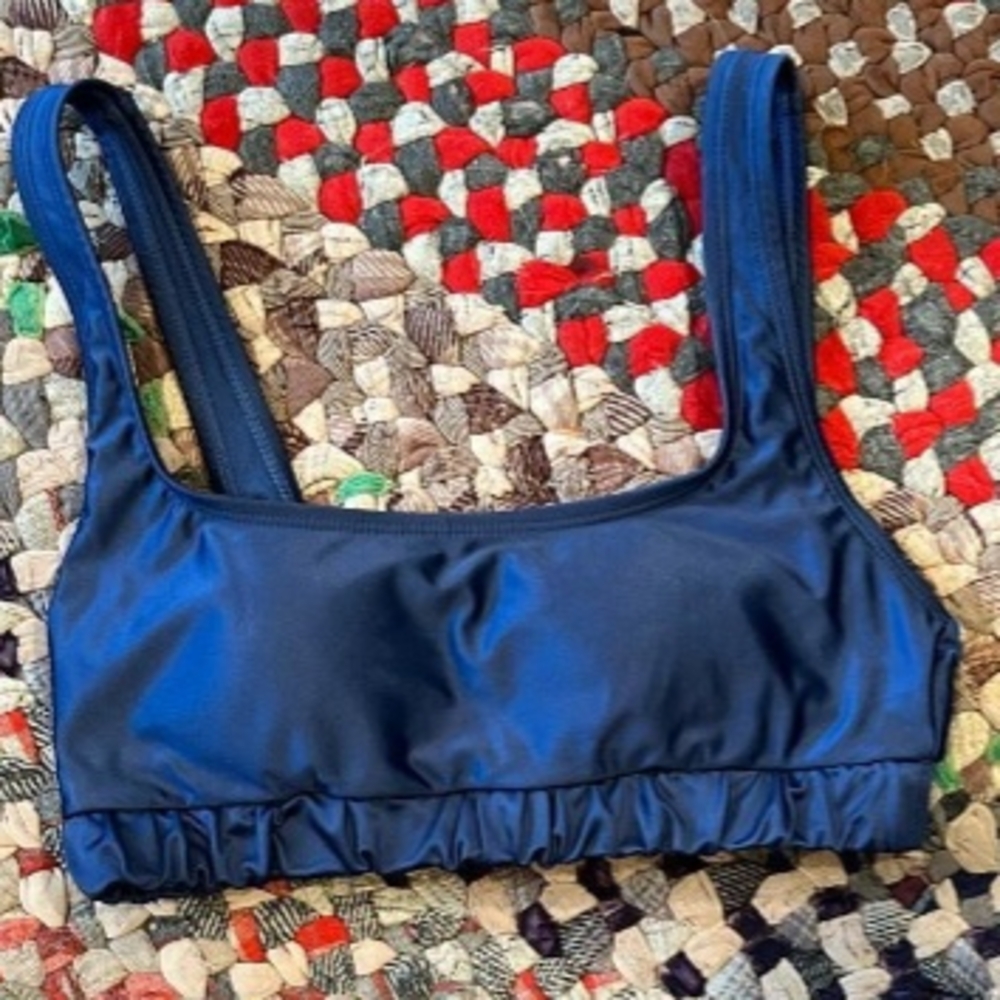 No Boundaries Blue Sports Bra